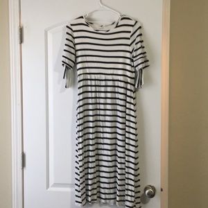 Bellamie Black & White Dress